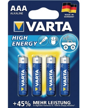 Batterie Alkaline High Energy 1,5 V AAA-AM4-Micro 1260 mAh LR03 4903 4 St./Bl.