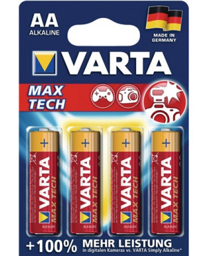 Batterie Max Tech 1.5 V AA V AA-AM3-Mignon 2970 mAh LR6 4706 4 St./Bl.VARTA