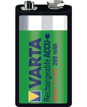Akkuzelle 9 V 200 mAh 9V E-Block HR9V 1 1St./Blister VARTA
