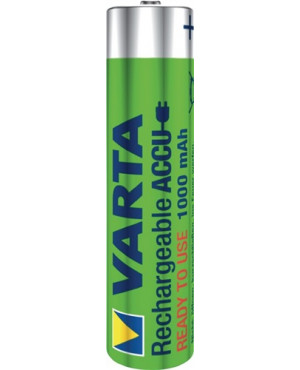 Akkuzelle 1,2 V 1000 mAh R03-AAA-Micro HR03 2 2St./Blister VARTA