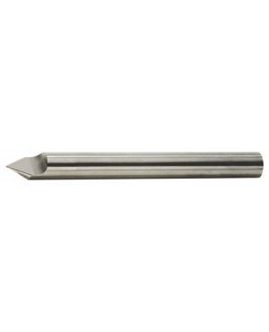 Gravierstichel Profil D D.16mm VHM Gesamt-L. 100mm Werner Wilke