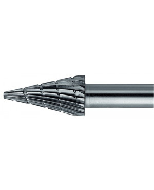 Frässtift Form SKM D.12mm Kopf-L.25mm Schaft-D.6mm HSS Verz.3 PFERD