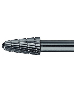 Frässtift Form KEL D.10mm Kopf-L.20mm Schaft-D.6mm HSS Verz.3 PFERD