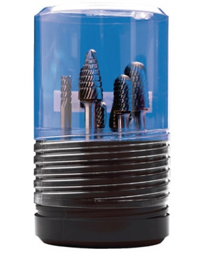 Frässtiftesatz Schaft-D.6mm 10tlg.HM Verz.3 Kunststoffrundbox PFERD