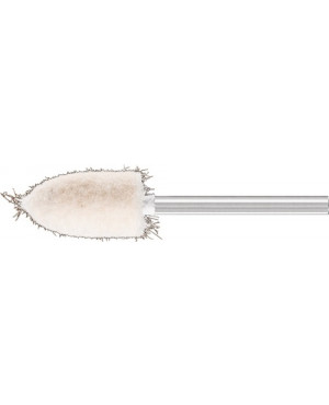 Polierstift D15xH20mm 62mm 6mm Filz Spitzkegel PFERD