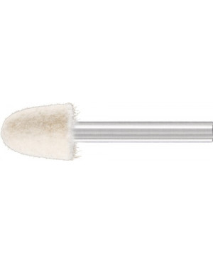 Polierstift D25xH30mm 75mm 6mm Filz Rundkegel PFERD