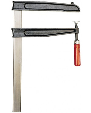 Schraubzwinge Spannw.max.600mm Ausladung 250mm mit Holzheft