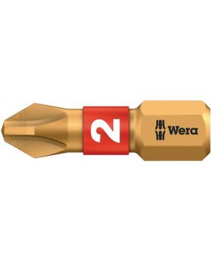 Bit 851/1 BDC SB 1/4 Zoll PH 2 L.25mm Karte m.1 Bit WERA