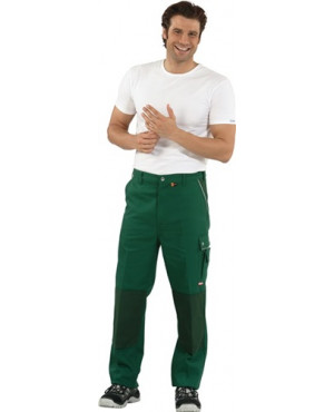 Bundhose Canvas 320 Gr.48 grün 65% PES/35% CO PLANAM