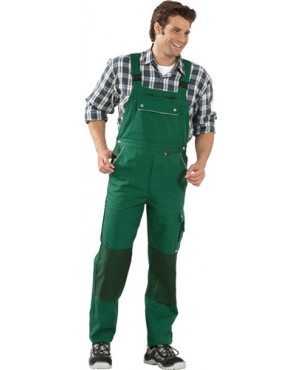 Latzhose Canvas 320 Gr.46 grün 65% PES/35% CO PLANAM