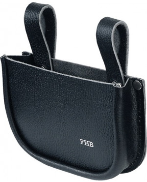 Nageltasche,einfach FRANZ ca.B18xH12xT0,5 cmcm schwarz Leder FHB
