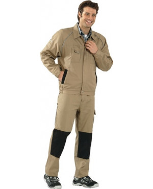 Bundjacke Canvas 320 Gr.48 khaki 65% PES/35% CO