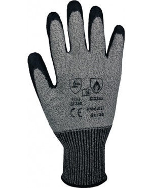 Schnittschutzhandschuhe Gr.10 grau HDPE/Nyl./EL/Glasfaser m.PU auf SB-Karte