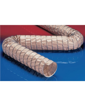 Absaug- u.Gebläseschlauch (FDA) CP PTFE-INOX 475 F I-D.120mm A-D.132mm L.3/6m