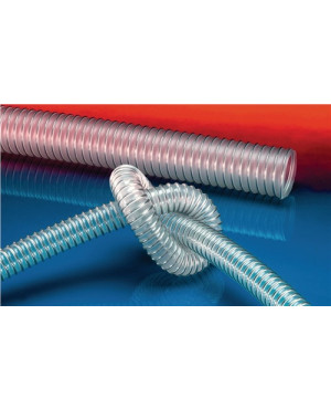 Absaug- u.Förderschl.AIRDUC® PUR-INOX 351 FOOD-AS ID 65mm AD 73mm L.10m Rl.