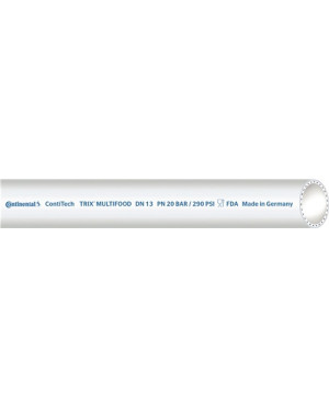 Lebensmittelschlauch TRIX® MULTI-FOOD ID 13mm L.40m weiß Wandst.5mm Rl.