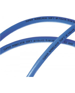 Druckluftschlauch Super Nobelair® Soft ID 9mm AD 14,5mm L.50m blau PVC