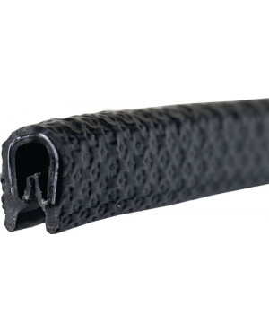 Kantenschutz Klemmbereich 1-4mm L.10 m B.10mm H.14,5mm PVC schwarz PROMAT