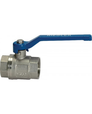 Messingkugelhahn VALVE LINE 47,80mm innen/innen DN 37,0mm RIEGLER