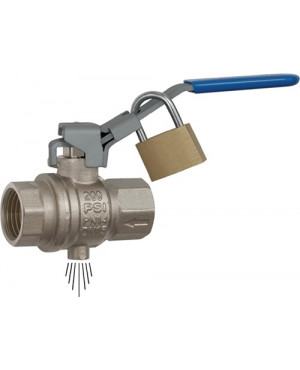 Sicherheitskugelhahn 20,95mm IG/IG DN 15mm RIEGLER