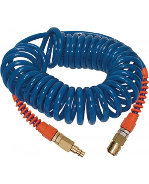 Spiralschlauchset ID 8mm AD 12mm L.10m PU Kuppl.DN 7,2 Rl.RIEGLER