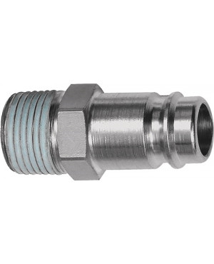 Stecknippel STA gehärtet/vern.Stecker DN 10 AG R 1/2 Zoll