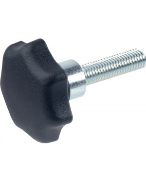 Sterngriff GN 6336.4 Sterngriffschraube Ku.d1 50mm d2 M 10mm l40mm