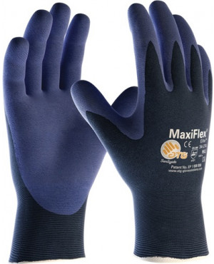 Handschuhe MaxiFlex Elite 34-274 Gr.7 blau Nyl.m.Nitrilmikroschaum EN 388 Kat.II
