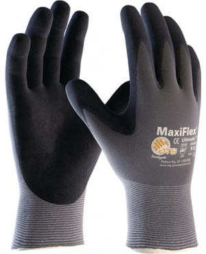 Handschuhe MaxiFlex Ultimate 34-874 Gr.7 grau/schwarz Nyl.m.Nitril EN 388 Kat.II