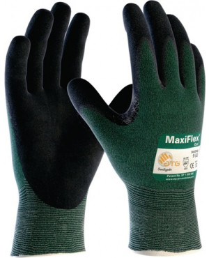 Schnittschutzhandschuhe MaxiFlex Cut 34-8743 Gr.10 grün/schwarz EN 388 Kat.II