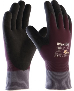 Kälteschutzhandschuh MaxiDry Zero 56-451 Gr.8 lila/schwarz EN 388,EN 511 Kat.II