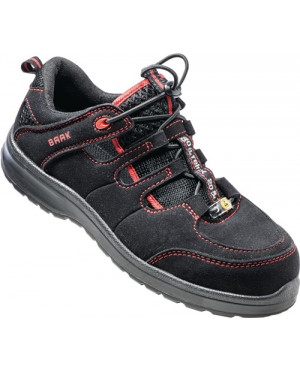 Damensicherheitsschuh Sue 2 Gr.38 schwarz/rot Mikrofaser S1 SRC ESD EN20345 BAAK