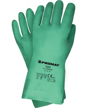 Chemiehandschuh Oder Gr.9 grün EN 388,EN 374 Kat.III PROMAT