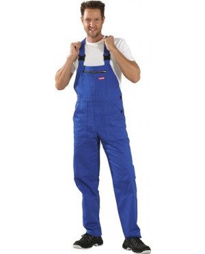 Latzhose BW 290 Gr.60 kornblau 100% CO PLANAM