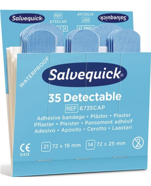 Pflasterstrips Salvequick detectable 1St./VE SALVEQUICK