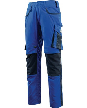 Hose Lemberg Gr. C54 kornblau/schwarzblau 50% PES/50% CO