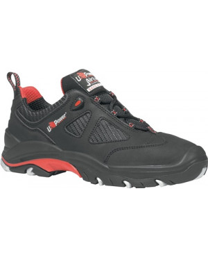 Sicherheitsschuh Torpedo Gr.47 schwarz/rot Leder S3 SRC EN20345 U-POWER