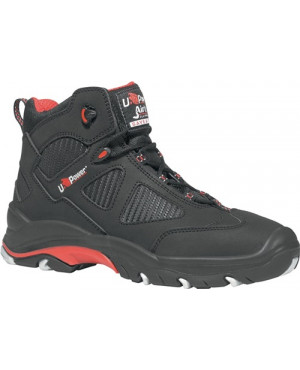 Sicherheitsstiefel Engine Gr.41 schwarz/rot Glattleder/Leder S3 SRC EN20345