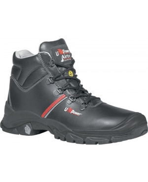 Sicherheitsstiefel Austral XXL Gr. 43 schwarz Leder S3 SRC HI HRO ESD EN20345