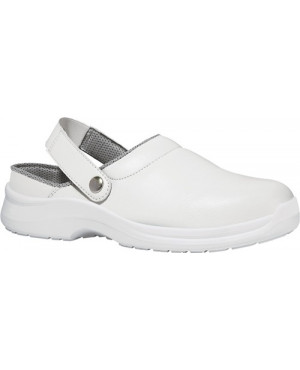 Sicherheitsclog Surge Gr. 36 weiß Mikrofaser SB E A FO SRC EN20345 U-Power