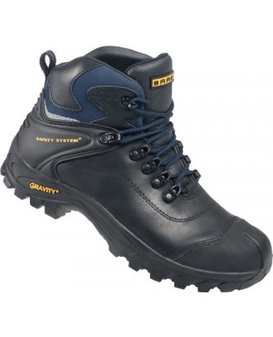 Sicherheitsstiefel Big Barney Gr. 44 schwarz Leder S3 HRO SRC EN20345