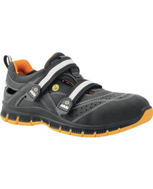 Sicherheitssandale Jalbreak SAS Gr.41 schwarz/orange Leder S1P SRC ESD EN 20345
