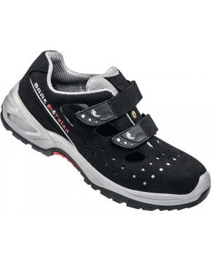 Sicherheitssandale Hardy Gr.40 schwarz/grau Mikrofaser S1P SRC ESD EN 20345 Baak