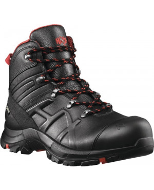 Sicherheitsstiefel BE Safety 54 Mid Gr.9,5 (44) schwarz/rot Leder
