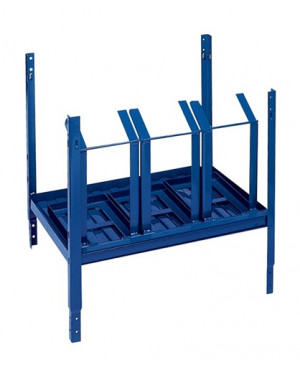 Regalelement LOGS 150 H520xB540xT390mm blau RAL 5022 ausklappbar