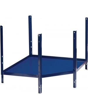 Regalelement LOGS 231 H520xB540xT390mm blau RAL 5022 LOGS