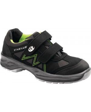 Sicherheitssandale 2120 A Gr.39 schwarz/grün Mikrofaser S1 ESD EN20345 STABILUS