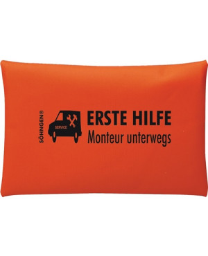 Erste Hilfe Tasche Monteur unterwegs B210xH140ca.mm orange SÖHNGEN