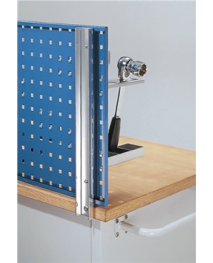 Werkbankhalterung f.Platten-L.1500/2000mm f.Loch-/Schlitzplatten Rasterplan