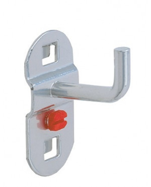 Werkzeughalter D.6mm T.125mm m.senkrechtem Hakenende f.Lochplatten 5St./Btl.